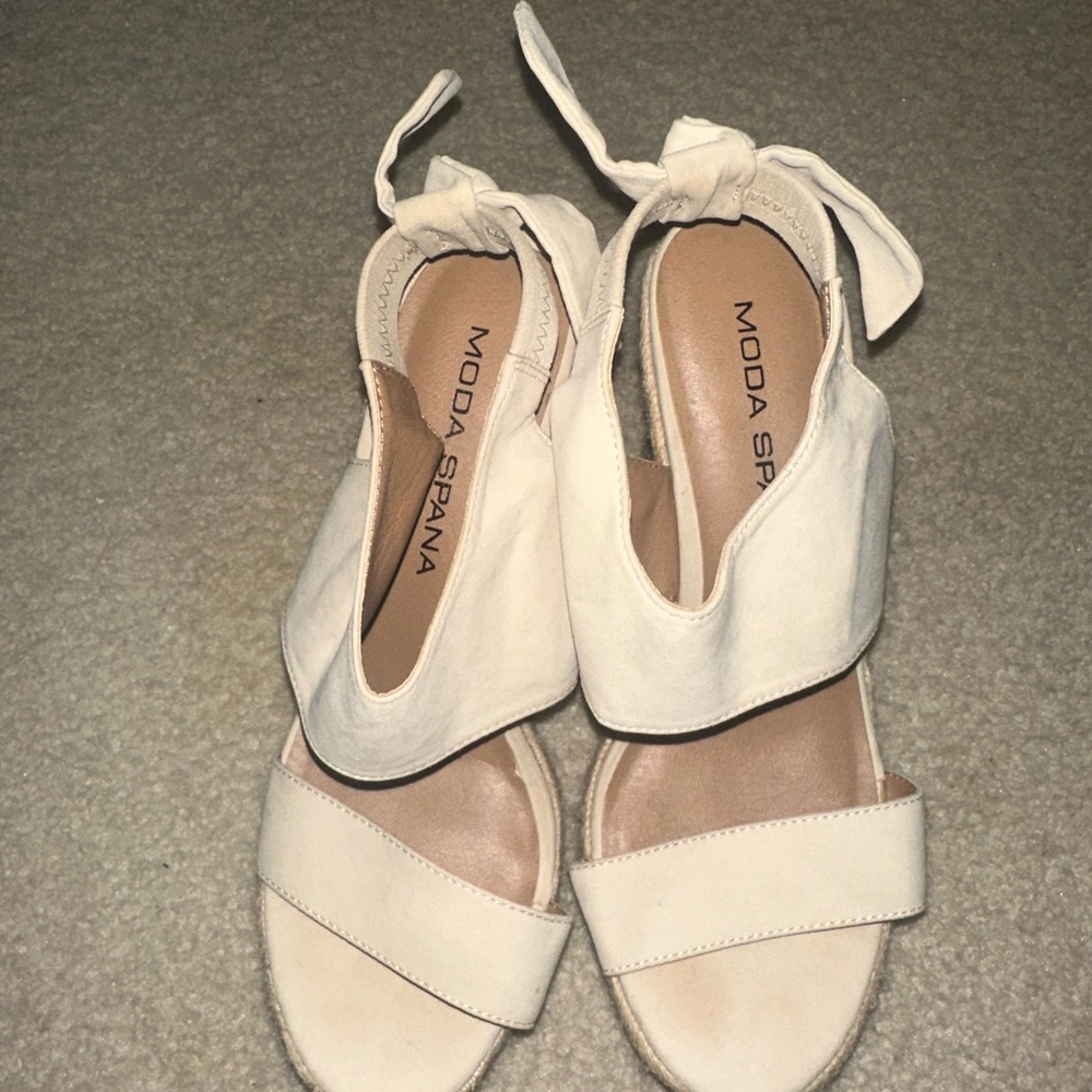 Moda Spana Women's White Espadrilles